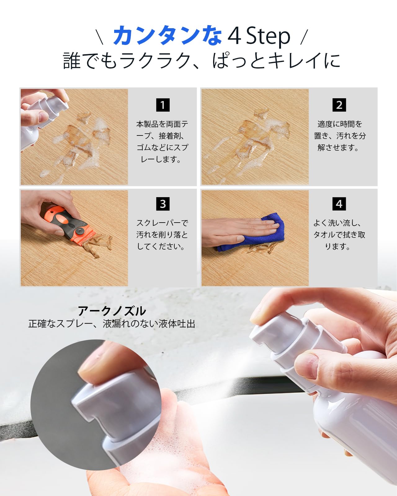 Amazon.co.jp: zepancar 接着剤はがし液 120ml 超強力 シール剥がし 