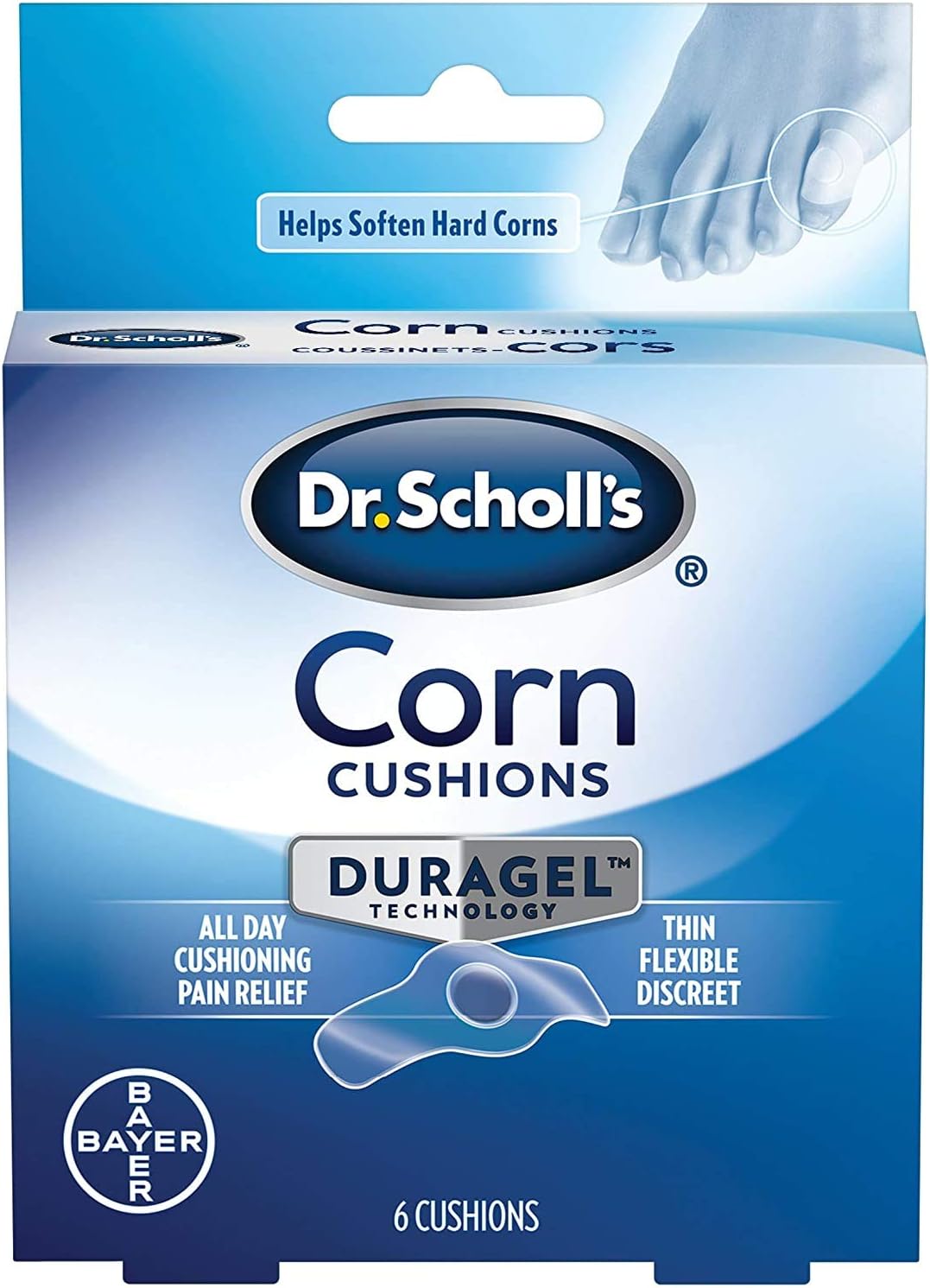 Dr. Scholl's Corn Cushions Duragel, 6-Count