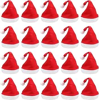Cappelli E Fasce Da Babbo Natale - 5 Pezzi Per Adulti E Bambini - Per Feste E Decorazioni Natalizie - Foto 12