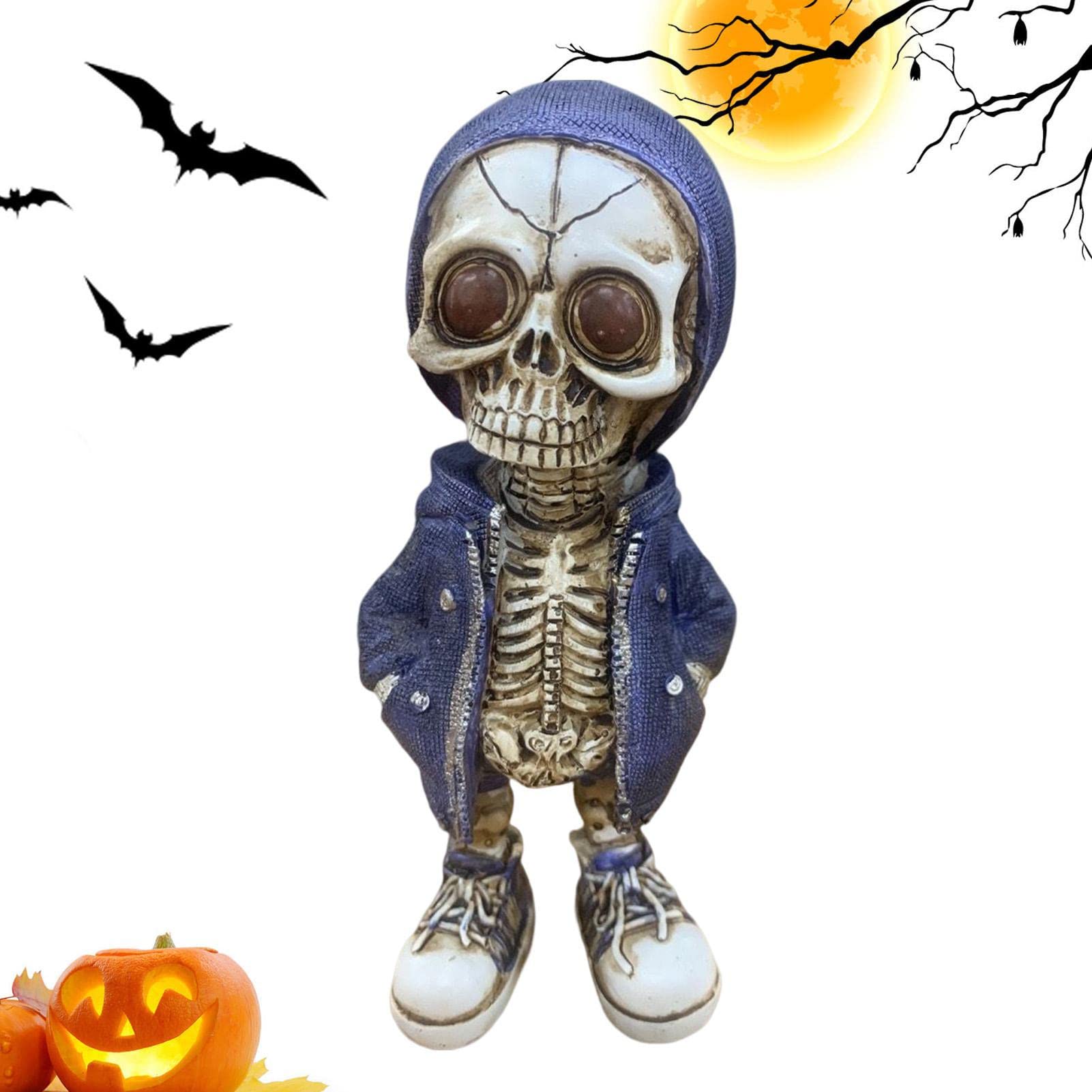 クリア・スカル 実物大 透明骸骨 ドクロ置物 ハロウィンの飾り付けに クリア・スカル 実物大 透明骸骨 ドクロ置物 ハロウィンの飾り付けに