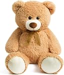HollyHOME Teddy Bear Plush Giant Teddy Bears Stuffed Animals Teddy Bear Love 36 inch Tan