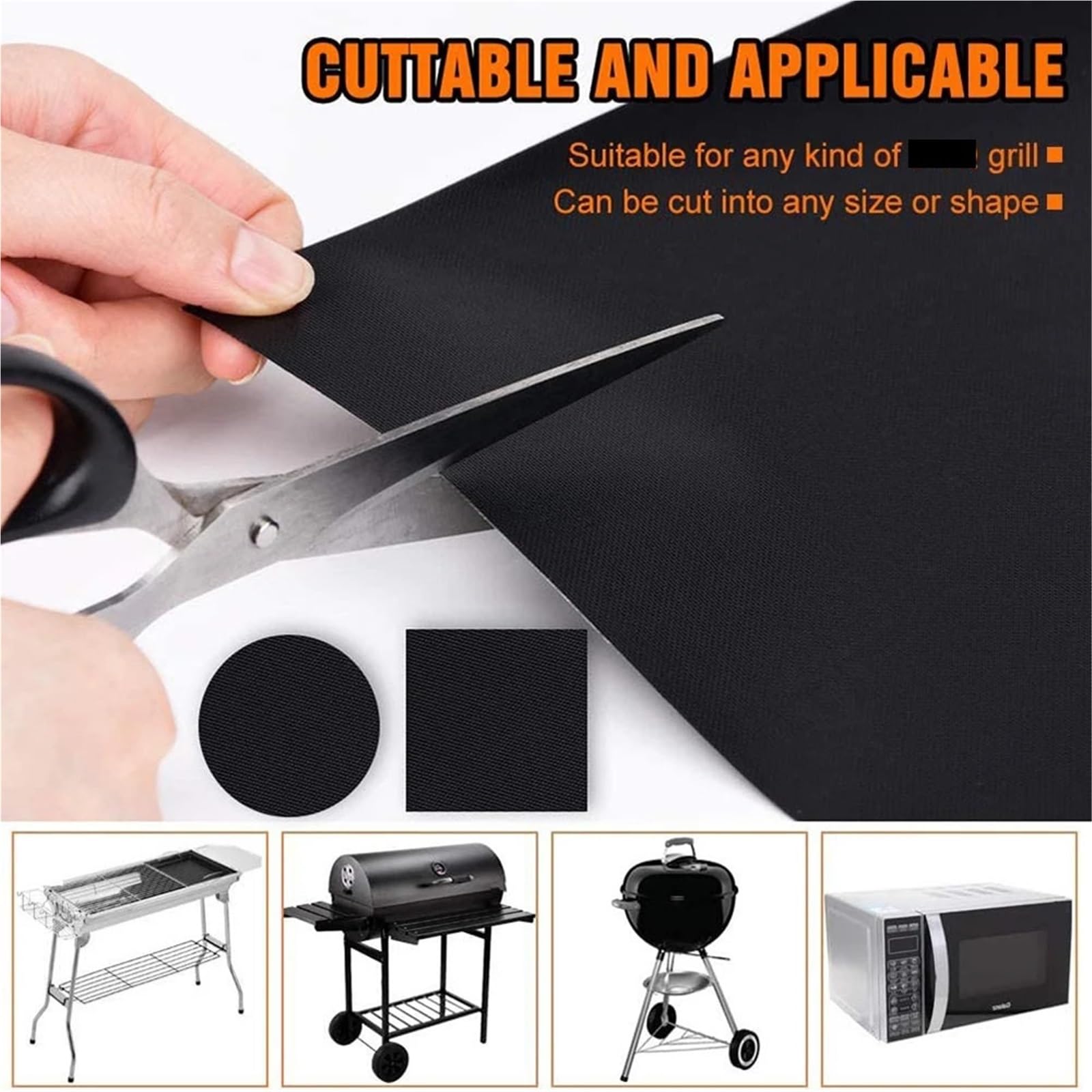Ofenmatte 3 stücke 60 * 40 cm Cropable Nicht-Stick Grill Matte Back Matte Kochen Grillen Blatt Wärme Widerstand Küche Werkzeuge Zubehör