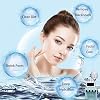 Hydrogen Oxygen Beauty Machine,7 in 1 Water Oxygen Hydra-Facial Machine with Led Mask Facial Deep Cleansing Peeling Hydro Dermabrasion Jet Peel Small Bubble Device (Blue)