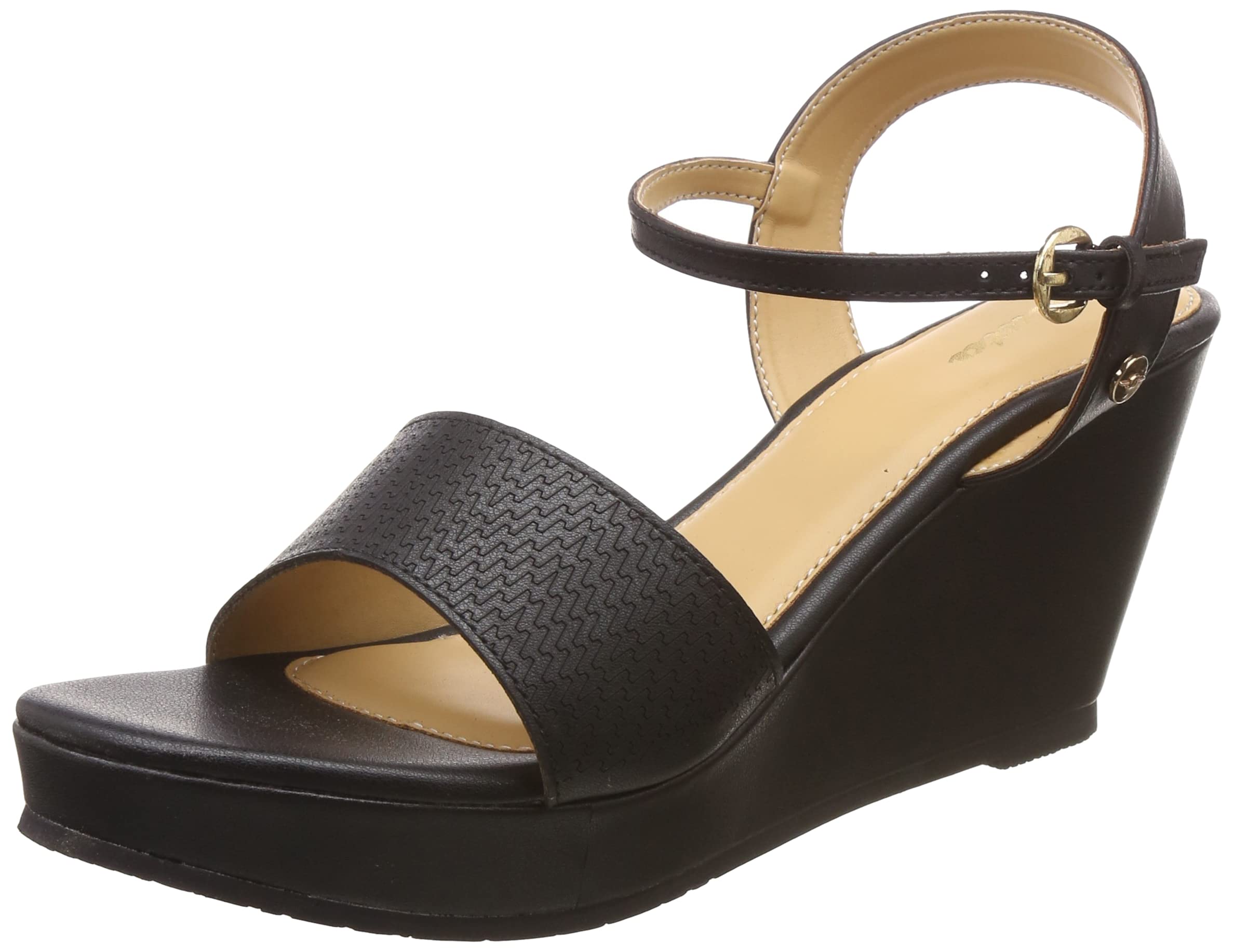 BATA Women Finn Black Fashion Sandals-8 (7616904) (B07LDHV4ZM) Amazon Price History, Amazon Price Tracker