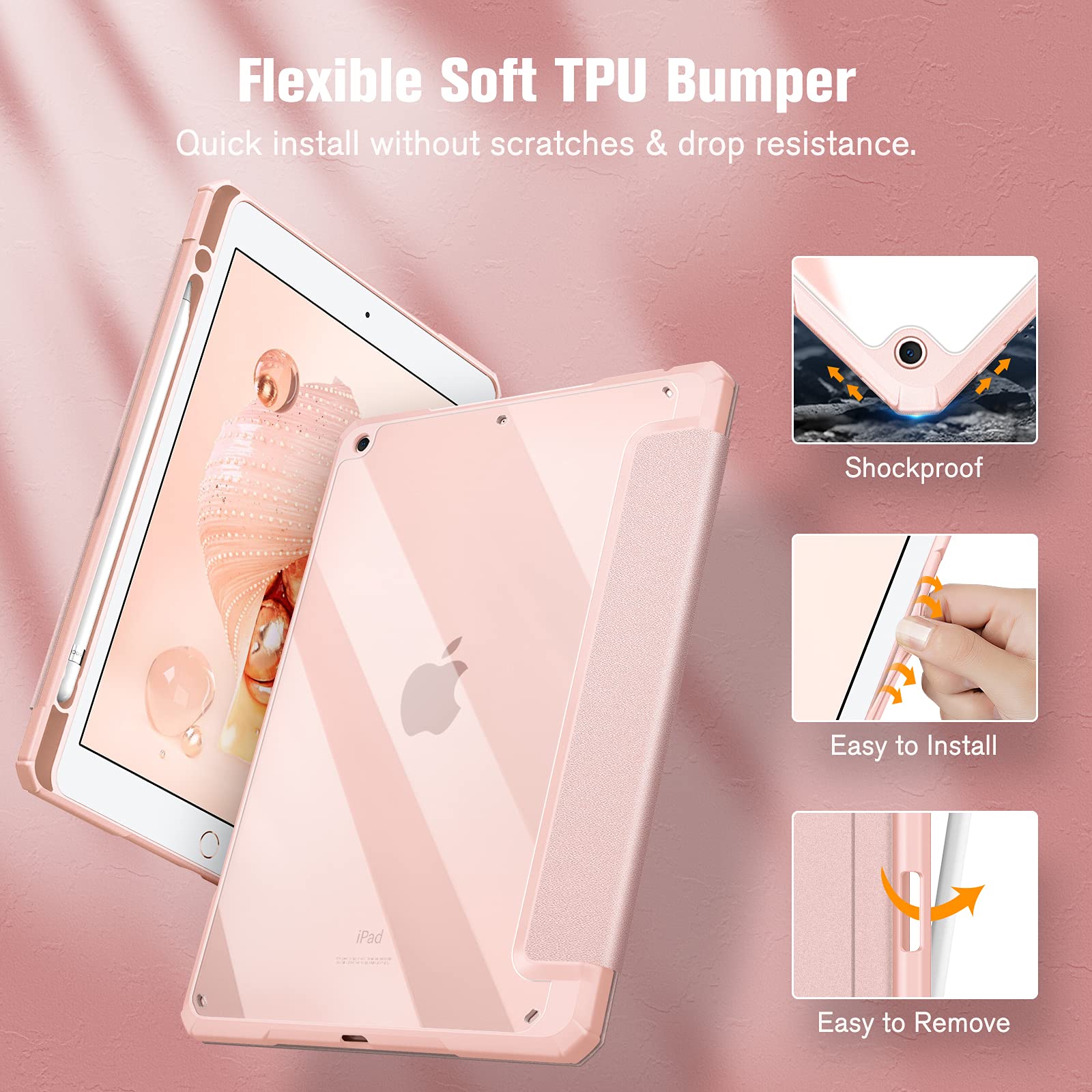 Amazon | Fintie iPad 10.2 ケース iPad 第9 / 8 / 7世代 ケース 2021 