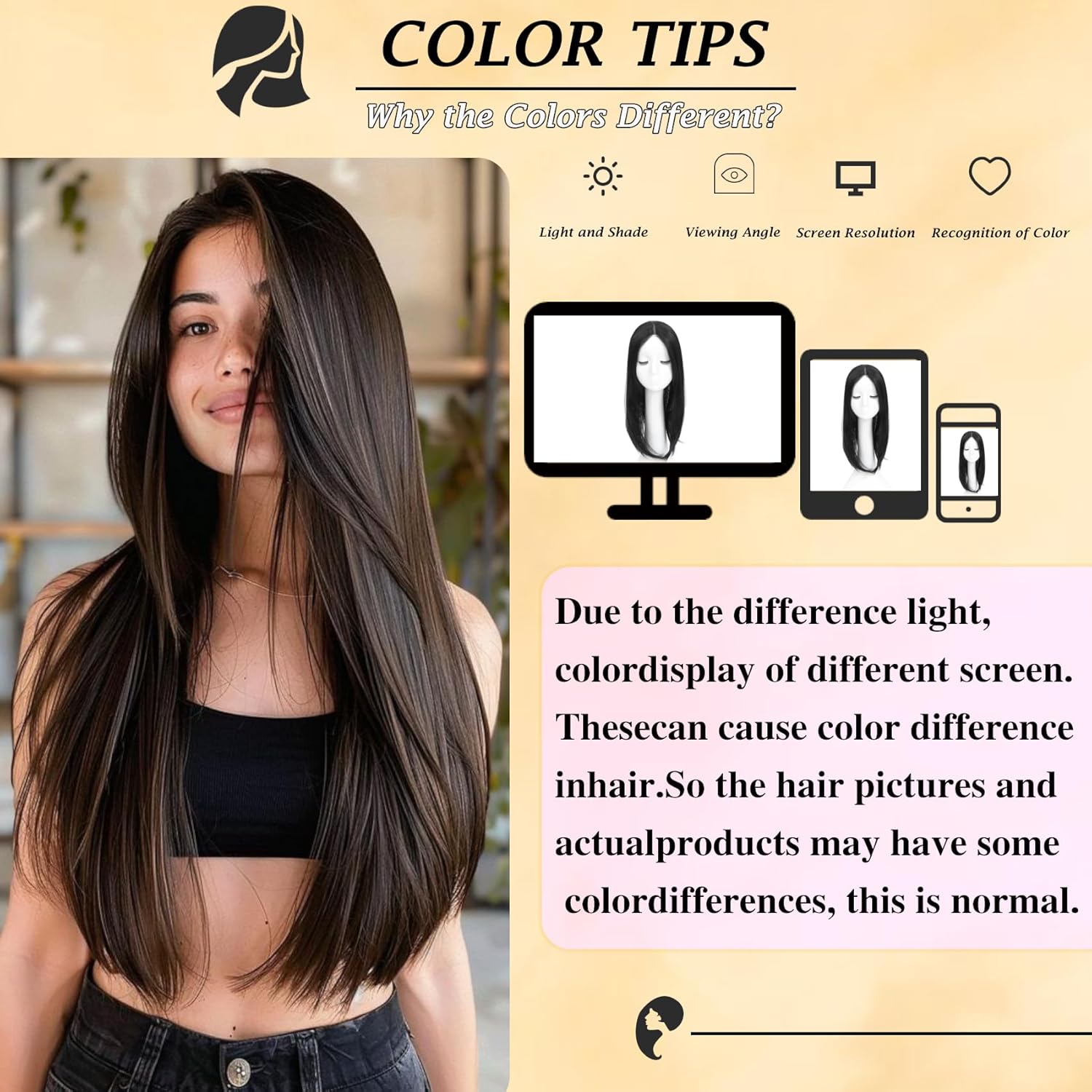 Hair Topper 20 Inch Long layered Toppers Hair Pieces for Women Thinning Hairs Lace Hand-Tied Hairline Synthetic Heat Resistant Clip in Hairpieces 6"x5.5"Large Base for Daily Use 3D 360°(Black)