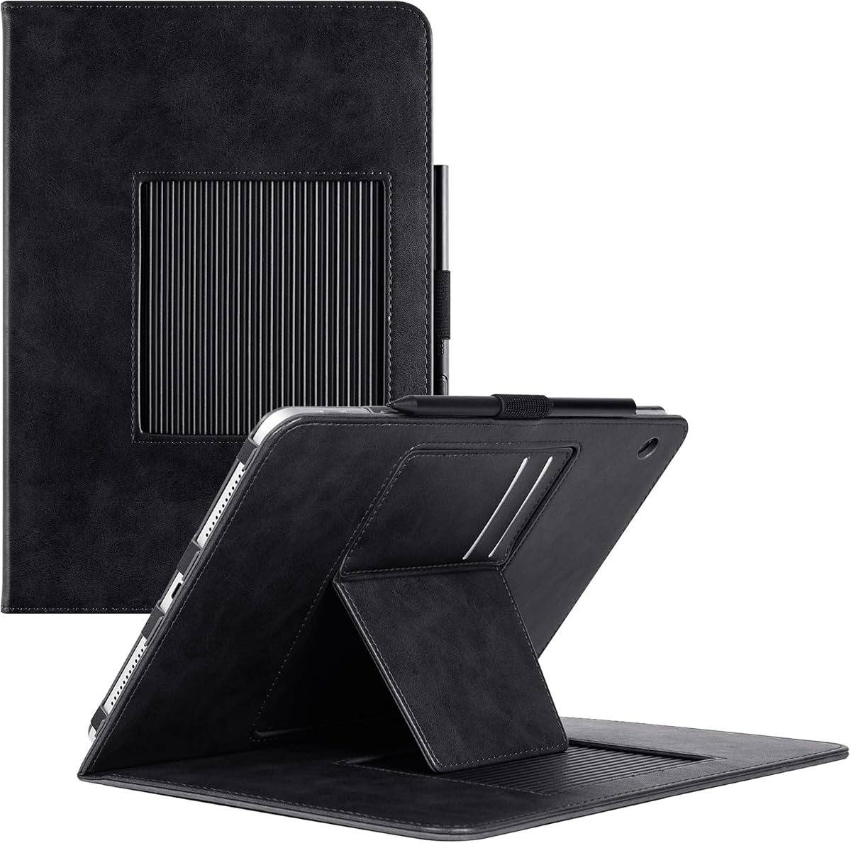 Case for Wacom MovinkPad 11 Tablet,Rock Black | Multiple-Angles Viewing Stand,Premium PU Leather Protective Cover, with Pen Holder Loop