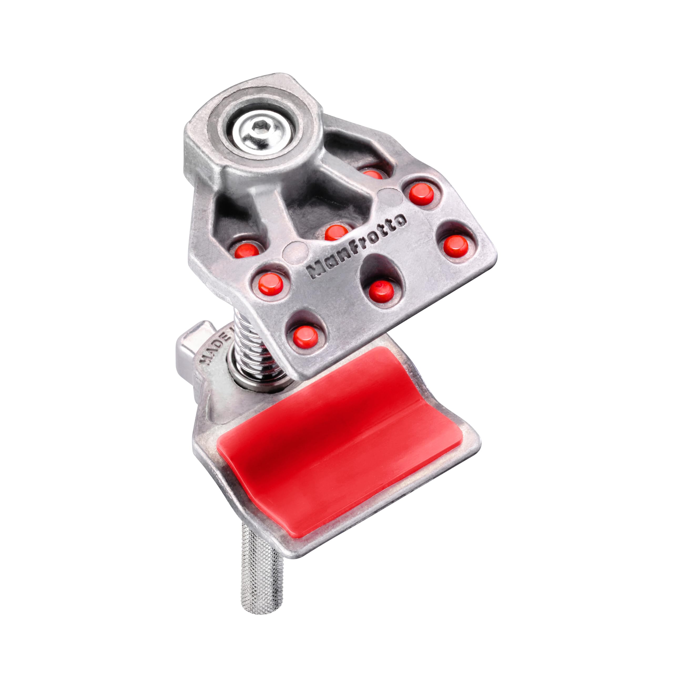 Manfrotto Abrazadera para tornillo de banco, 5 cm, color gris