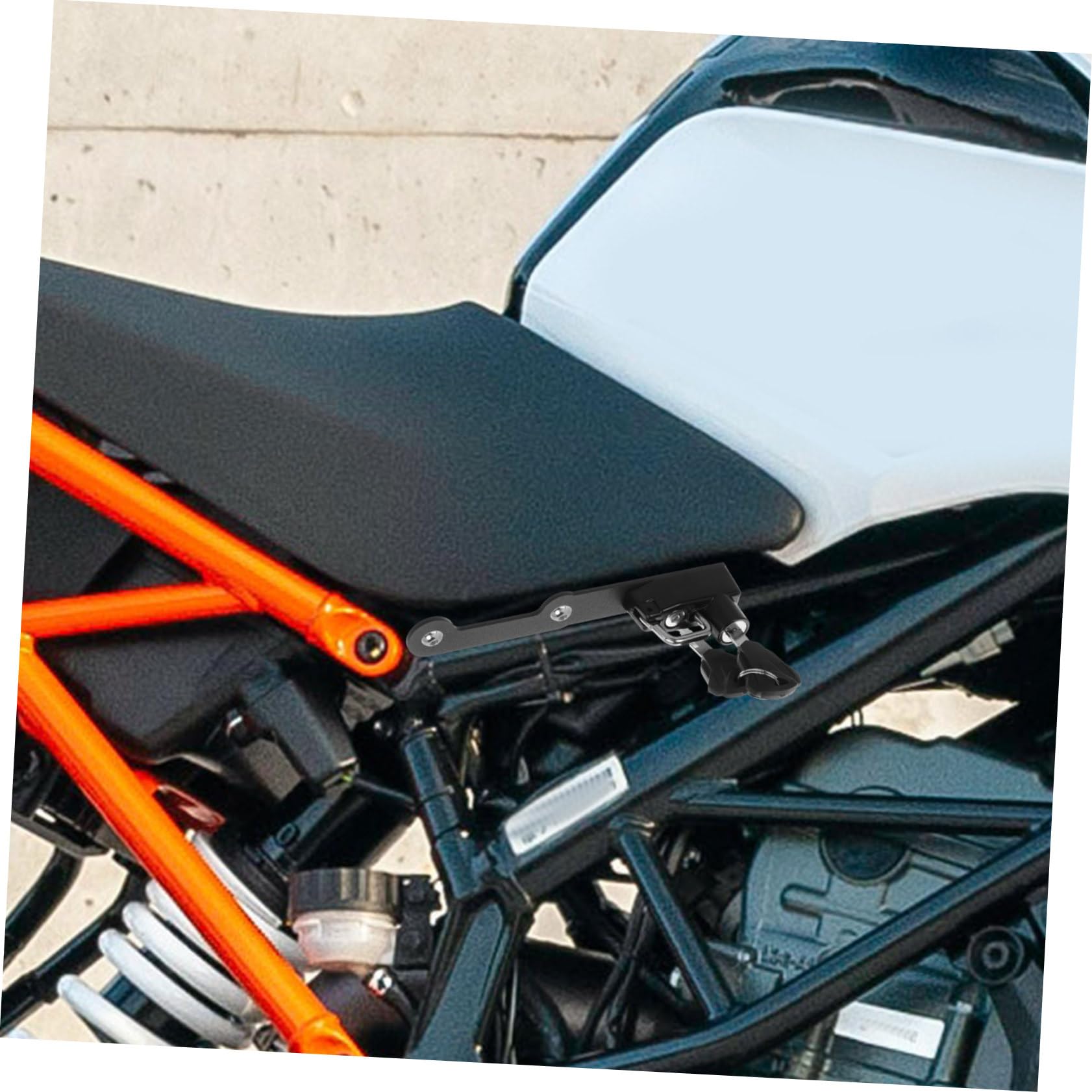 TOPBATHY Lucchetto Danni Moto Antifurto per Nero Metallo Casco in Installazione senza Sicurezza Affidabile per Modello Sportivo