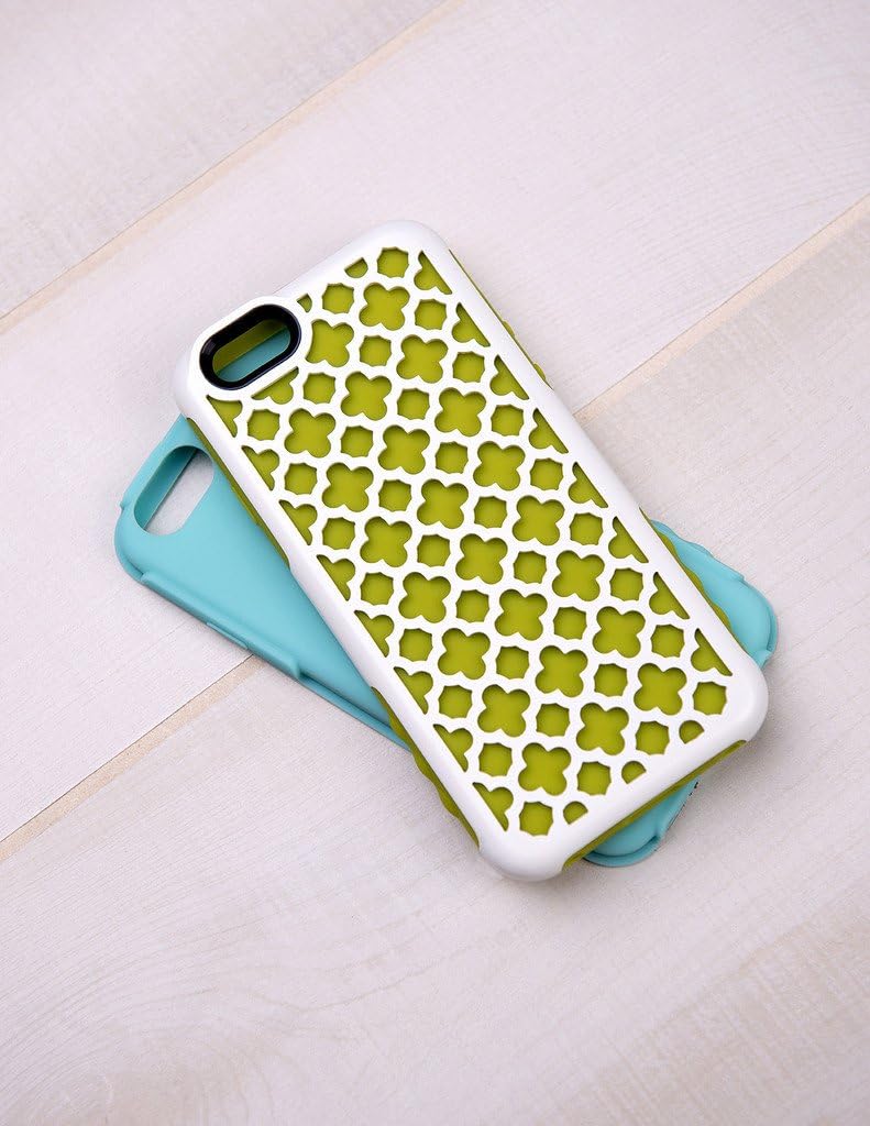 Tech Candy White Barcelona iPhone 6 Case Set (Green, Aqua-Marine, White)