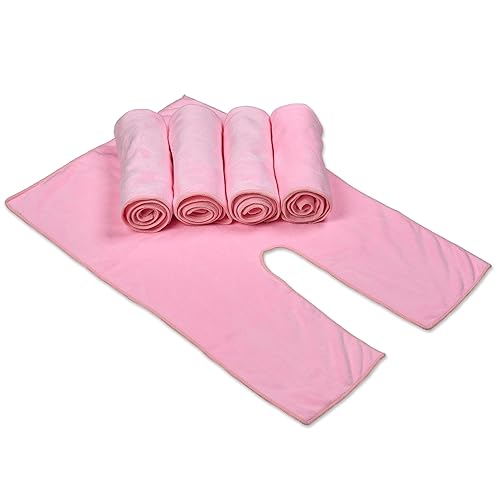 Miniatura 2 de Toallas faciales profesionales de microfibra de diseño dividido para spa, suministros esteticistas de vapor, herramientas de salón y peluquería