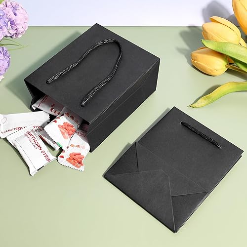 Miniatura 6 de batifine Bolsas de regalo pequeñas, pequeñas bolsas de joyería con asas, pequeñas bolsas de papel a granel para recuerdos de fiesta, regalos de