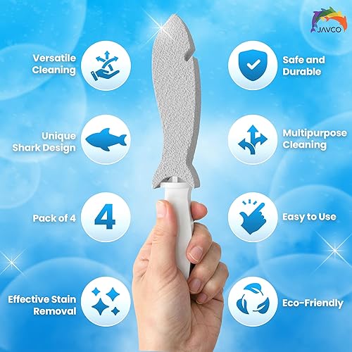 Miniatura 5 de Paquete de 4 piedras pómez para limpieza de inodoros  Piedra pómez de inodoro con mango  Piedra pómez para limpieza  Piedra pómez para limpieza de