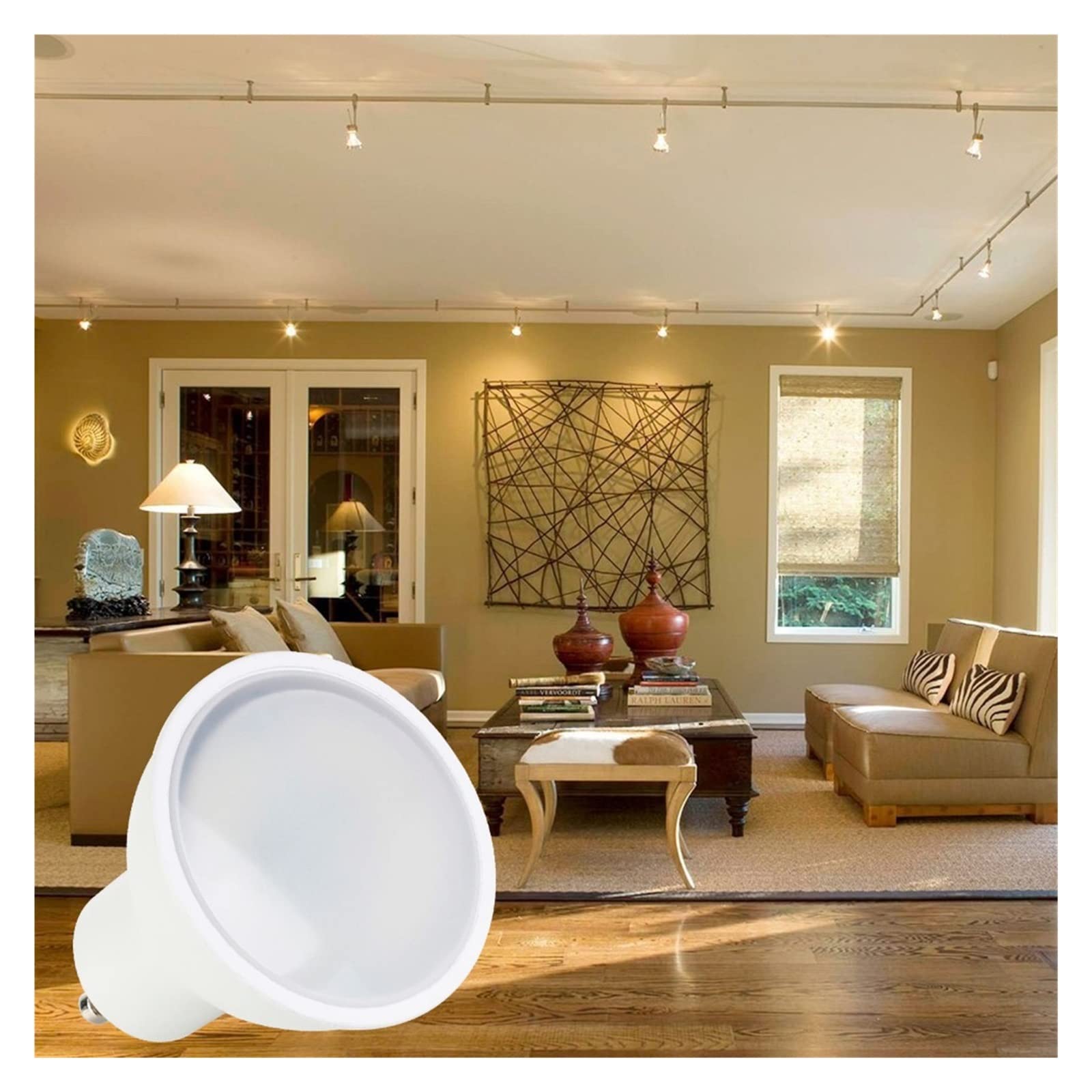 10 Uds GU10 LED lámpara Foco Foco 7W Lampara 220V Gu10 Bombillas Led Lampada Spot Light 7W reemplazar 60W lámparas halógenas
