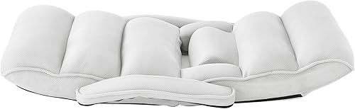 Miniatura 8 de Loungie Dalilah - Silla reclinablede suelo, plegable, malla, 5 posiciones ajustables, funda lavable, color beige