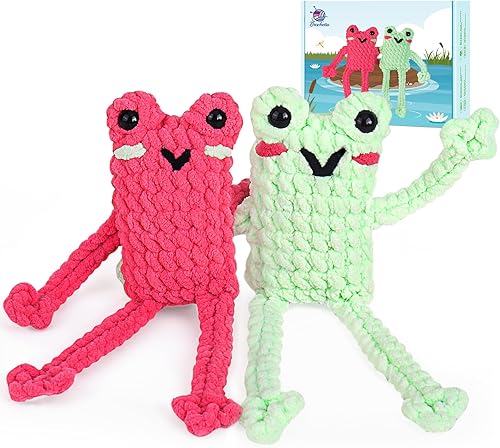Miniatura 8 de Crochetta Kit de ganchillo para principiantes, kit de inicio de ganchillo para principiantes con tutoriales en video paso a paso, kits de