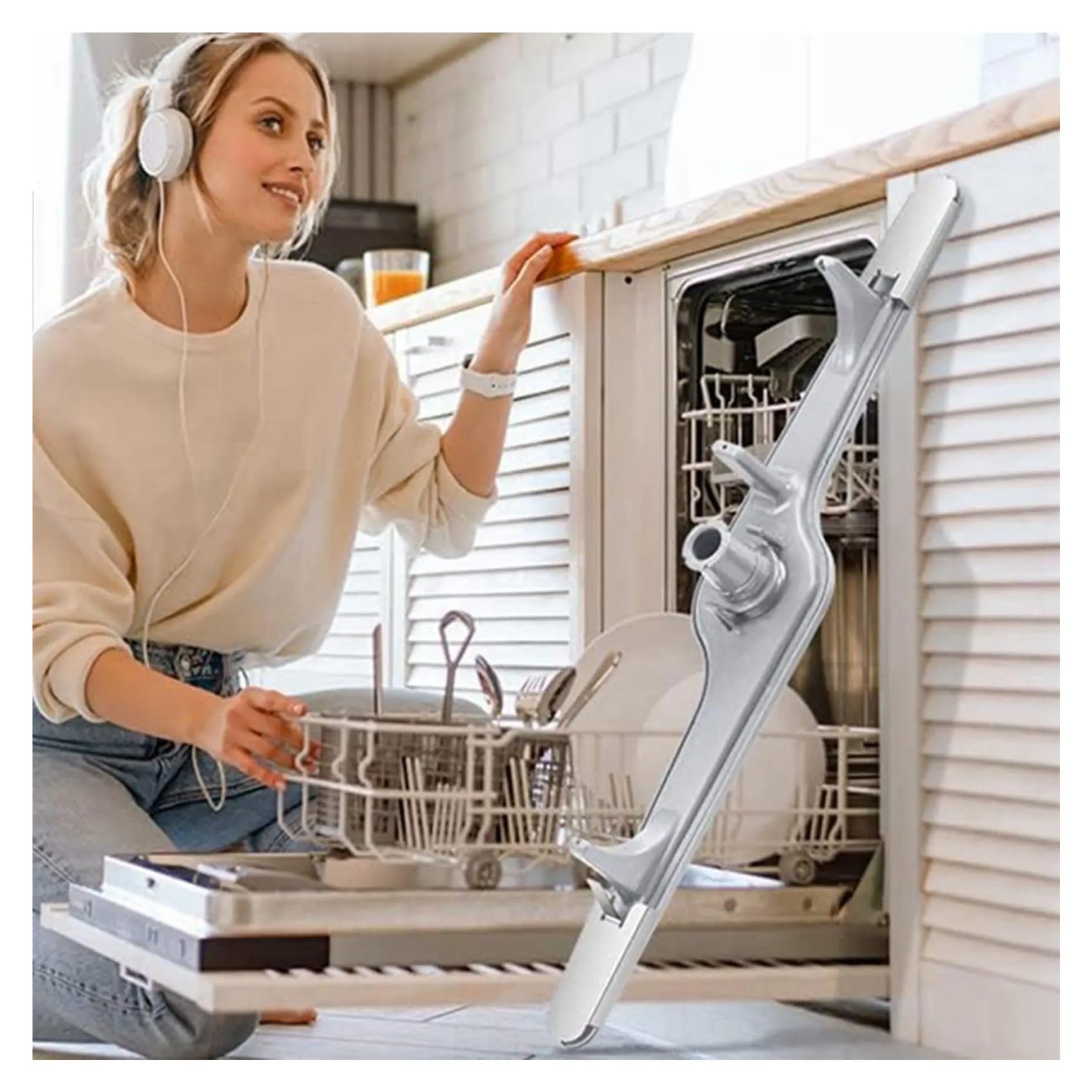 EMECE-2X 154568002 Unterer Sprüharm für Geschirrspüler, kompatibel mit Electrolux, Frigidaire, 154568001 5304517203 AP3958746, EA1524955 1196170