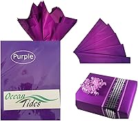 Vista 19 de Ocean Tides 100 hojas (14 x 20 pulgadas) de papel de regalo de Navidad, papel de seda de regalo a granel para manualidades, cumpleaños y vacaciones