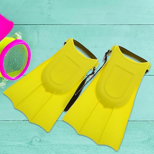 Miniatura 7 de DECHOUS Juego de esnórquel seco juvenil con gafas antifugas y aletas de natación para equipo de snorkel de PVC para entrenamiento y buceo