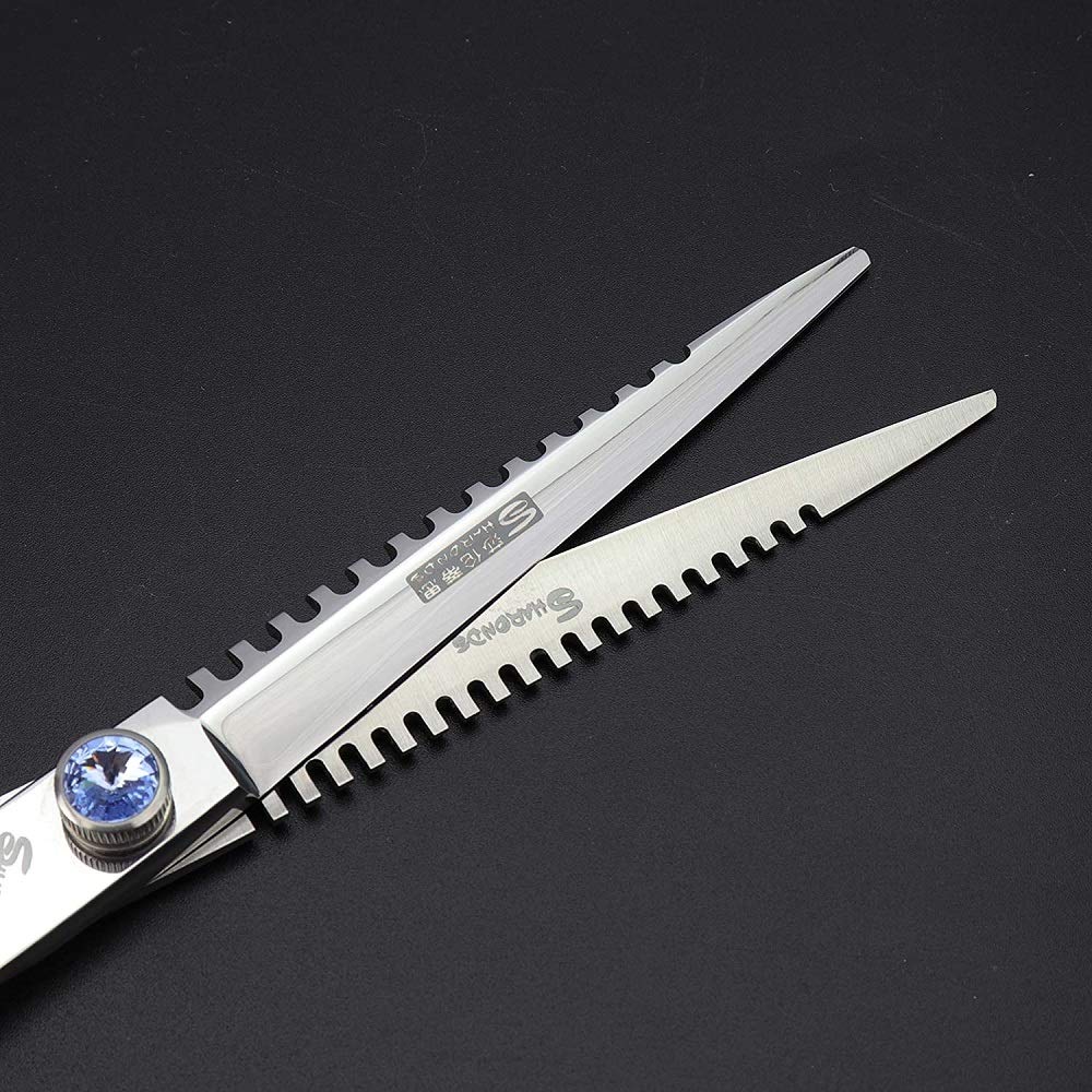 Porfessional Friseurscheren Set 7 Zoll Edelstahl Haarschneidescheren Set Profi Barbier für Damen & Herren