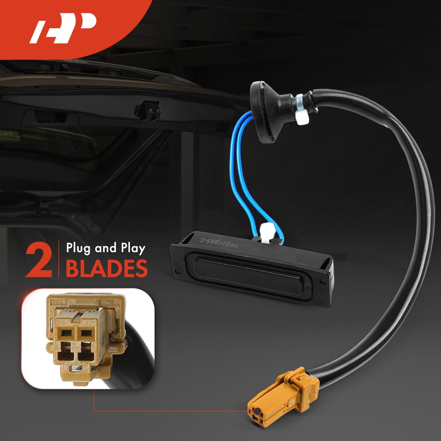 A-Premium Trunk Lid Release Switch Compatible with Nissan Altima 2007-2012, Versa 2007-2013, Murano 2004-2007, Pathfinder 2004-2013, Maxima 2006-2008