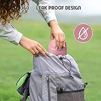 Vista 7 de Termo de sopa de 26 onzas para comida caliente para niños con tapa de hebilla, frasco de comida aislado al vacío de boca ancha a prueba de fugas