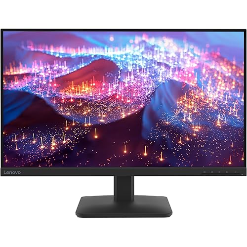 Lenovo L27-4e Monitor - 27" Flat IPS FullHD Display - 100Hz Refresh Rate - 4ms Response Time - HDMI 1.4 - VGA - Tilt Stand - Raven Black