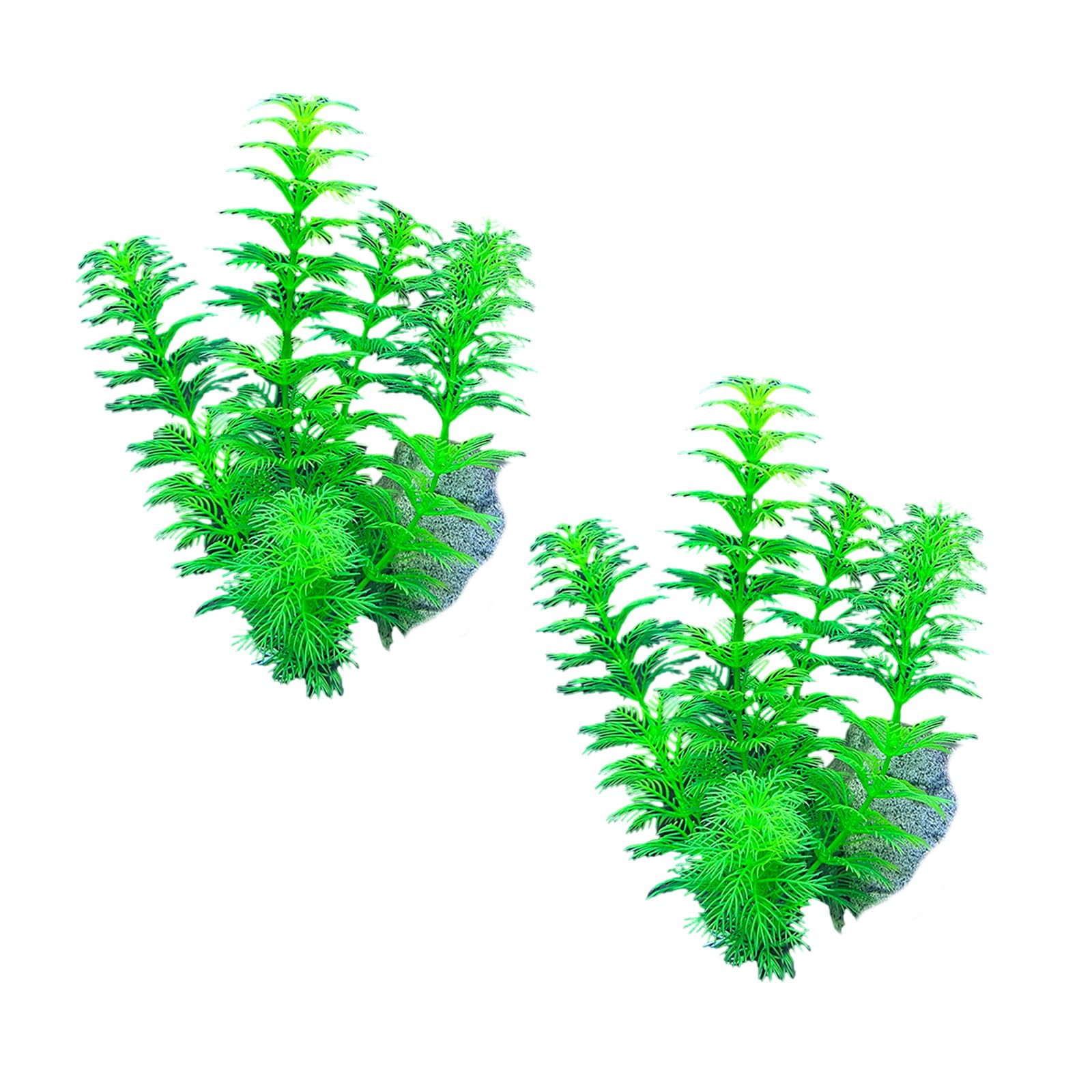Mllepjdh Tanks Stone Artificial Grass Simulation Landscape Grass Plant FishTank Landscaping Fish Tanks Plant Aquarium