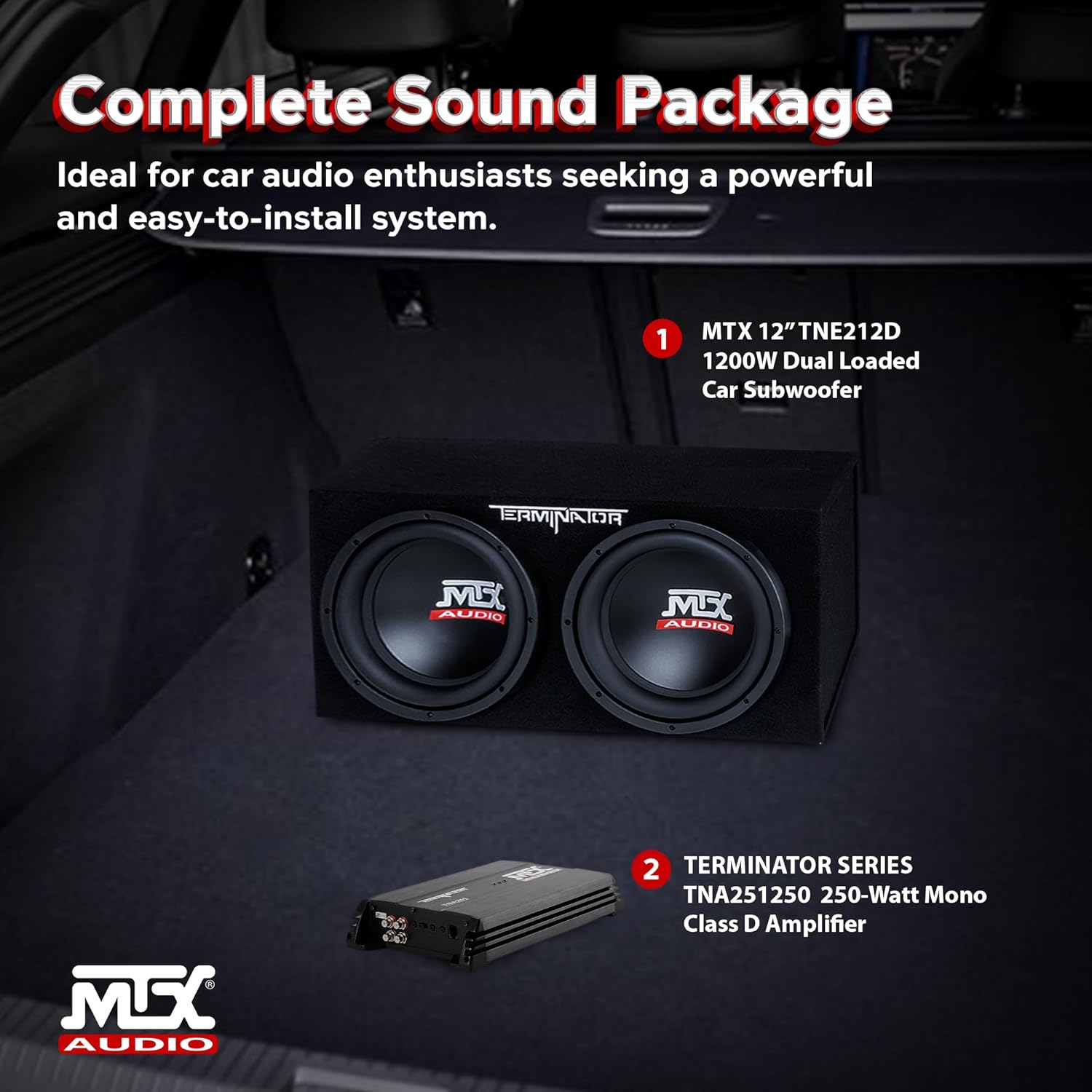 MTX TNP212D2 12 1200W Dual Loaded Car Subwoofer Brazil Ubuy
