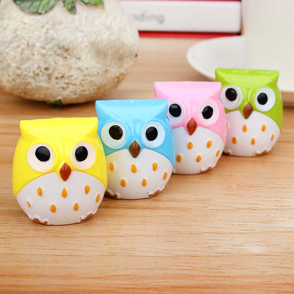 Ljmyy 1PC Lovely Pencil Owl Animal Sharpener Stationery for School
