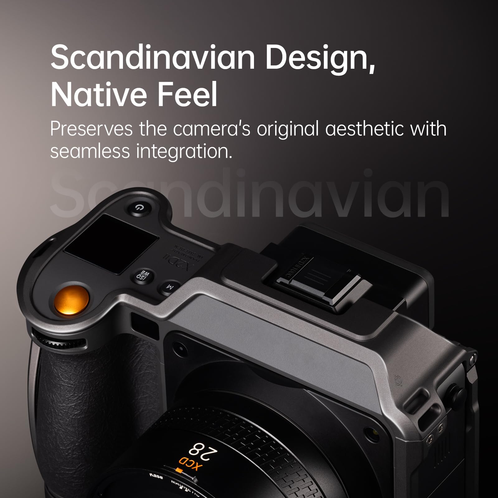 FALCAM Gabbia per Fotocamera in Lega di Alluminio Compatibile con Hasselblad X2D X2D II, Gabbia Protettiva in Alluminio 6061 con L-Plate Arca Modulare, Slot Compatibile AirTag, Design Lay-Flat, Montag
