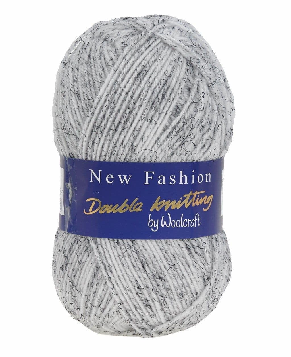 Woolcraft Fashion Tweed Double Knit (DK) Knitting & Crochet Yarn, 6 Colours in The Range, 100% Acrylic, 300 Metres, 100g Balls, Pack of 5, Storm Cloud
