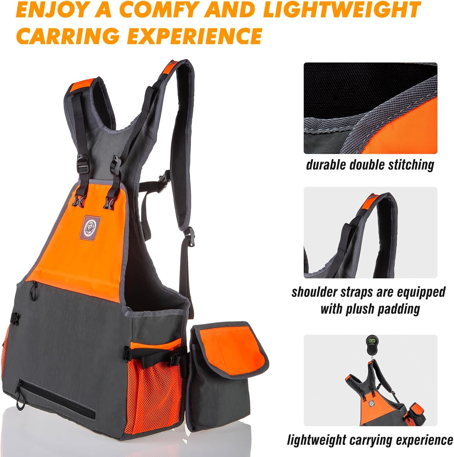 Upland Hunting Vest Adjustable Upland Bird Hunting Vest Pheasant Hunting Strap Vest - Image 3