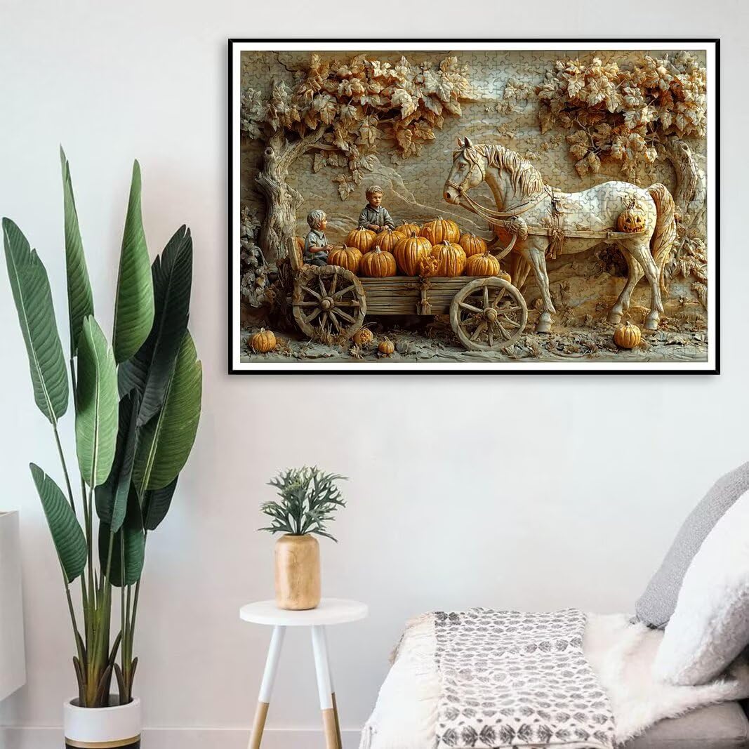 Puzzle 2000 Pezzi, Puzzle Cavallo, Misura: 100x71cm, Regalo Donna -8759
