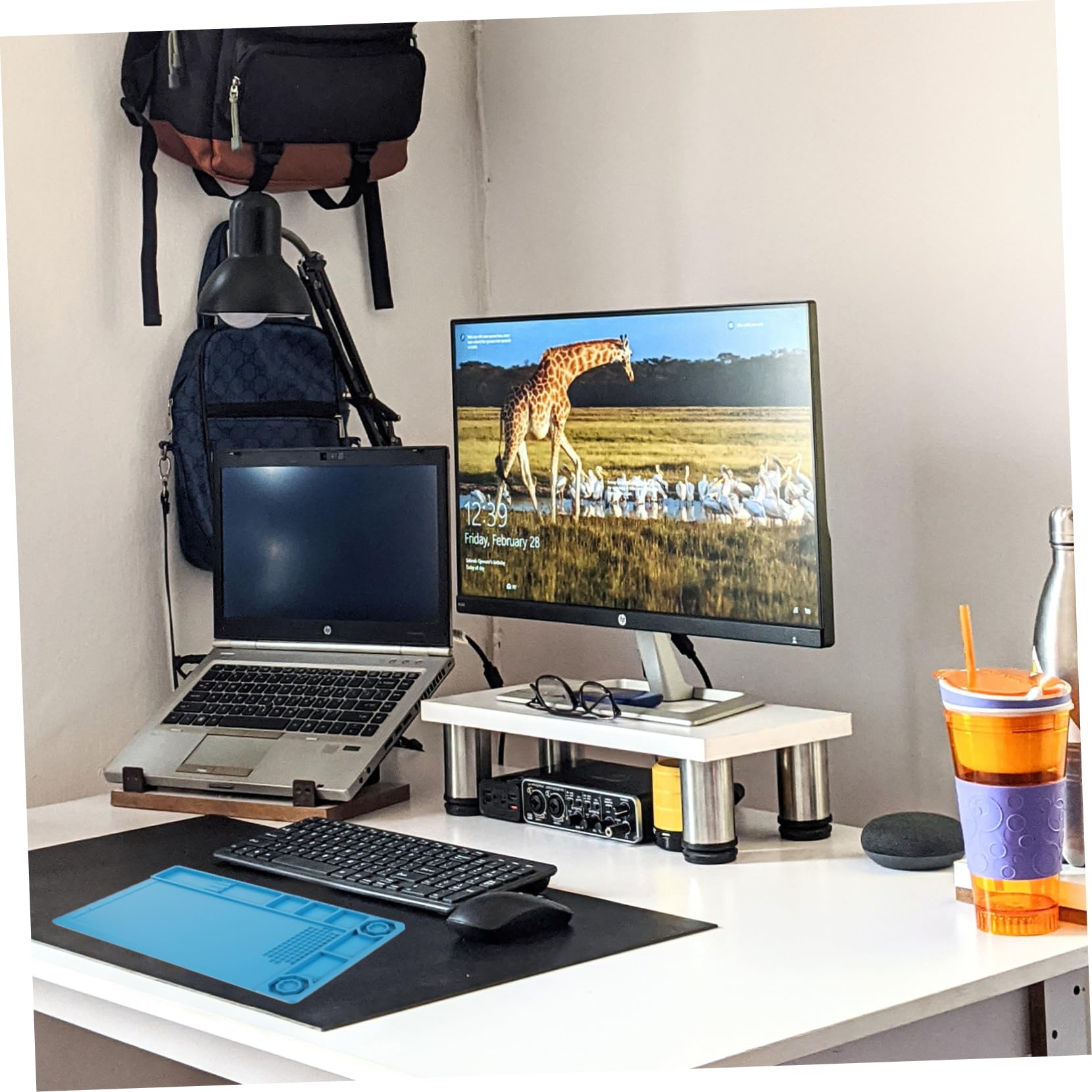 KICHOUSE Silicone Work Mat for Electronics Repair Non Slip Static Pad for Cellphone Repair Desk Use Flexible Easy to Clean Durable Protection for Gadgets Heat Resistant