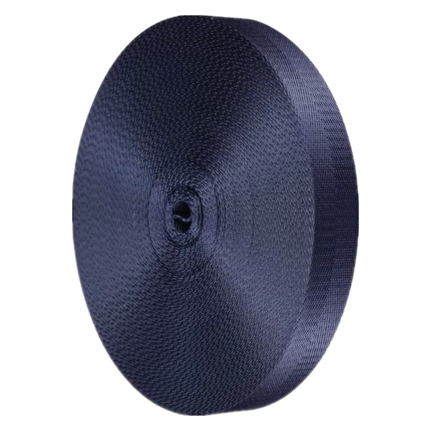 Taśmy, Nylon 38 mm wielokolorowy 5-50 jardów(Dark Blue,10 yard)