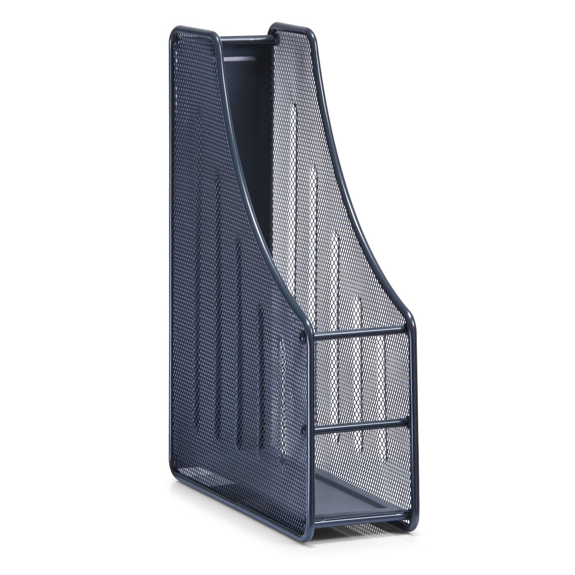 Zeller 17730 Magazine Rack Mesh 27.5 x 9 x 35 cm Charcoal