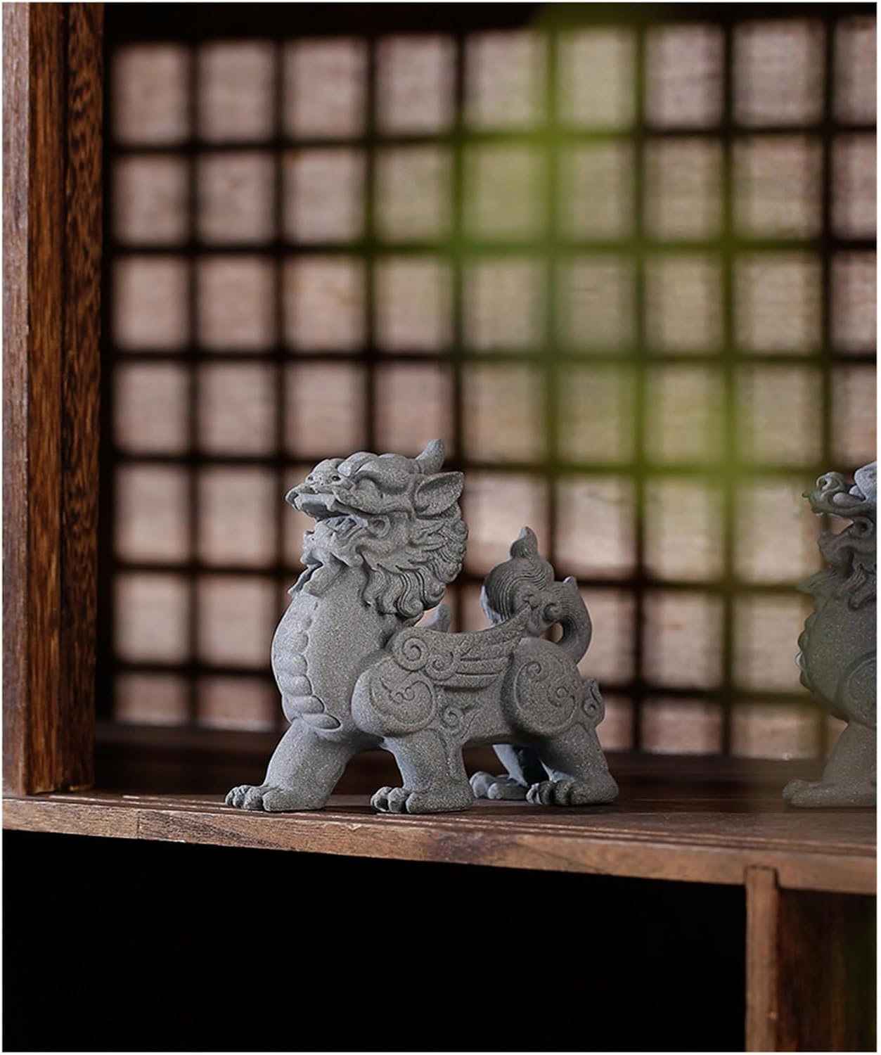 ULTRAWAVE Sculpture Creative Pair of Stone Tea Pet Tea Play Ornaments Fish Tank Landscaping Chinese Living Room Wine Cabinet TV Cabinet Decoration Desktop Decorations