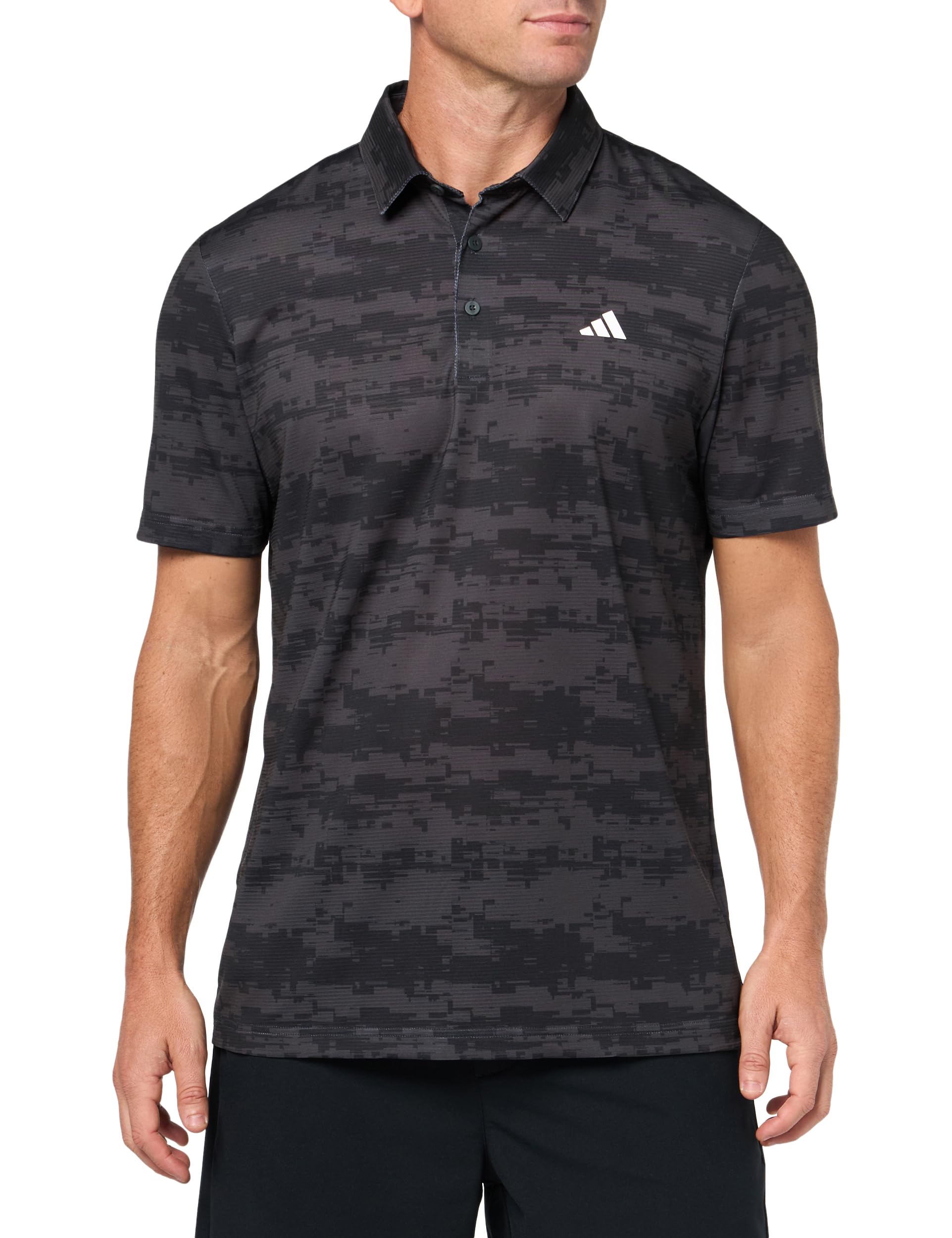 Adidas Mens Ultimate365 Heat.rdy Stripe Polo Shirt