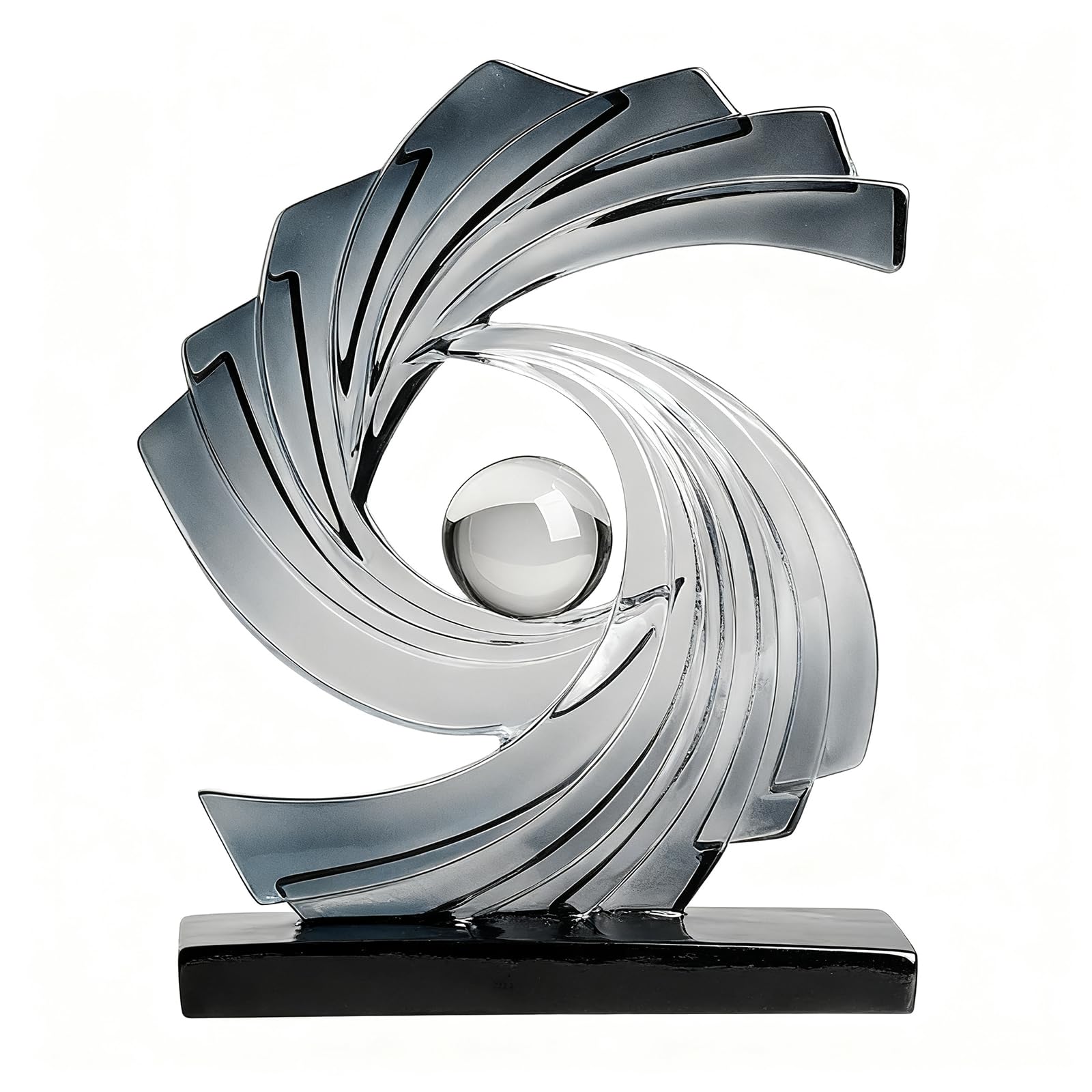 Abstrakte Kunststatue, moderne, minimalistische Dekoration, geometrische abstrakte Skulptur, Decoraciones para Sala, Schlafzimmer, Büro, Kaffee, Tisch, Tafelaufsatz, Dekoration, Kunstharz
