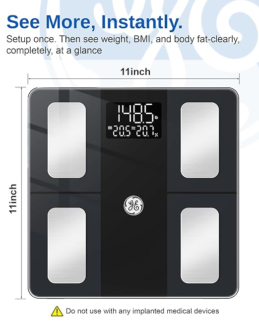 Báscula de Baño Digital Inteligente GE con Bluetooth, 400 lb miniatura 2