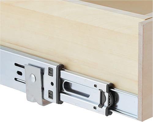 Miniatura 7 de Knape & Vogt Caja de cajones de madera de cierre suave, 5 "x 17.63" x 22"