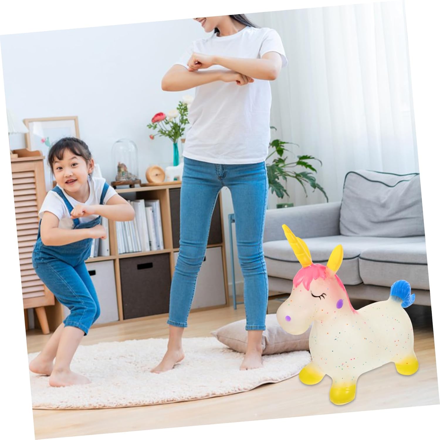 SUPVOX Bouncing for Thick Design for Safety Engaging Jumping Fun for Home and Kindergarten