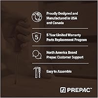 Vista 83 de Prepac Cómoda rústica estilo casa de campo, cómoda negra para dormitorio, cómoda con 5 cajones de 18.5 pulgadas de profundidad x 27.5 pulgadas