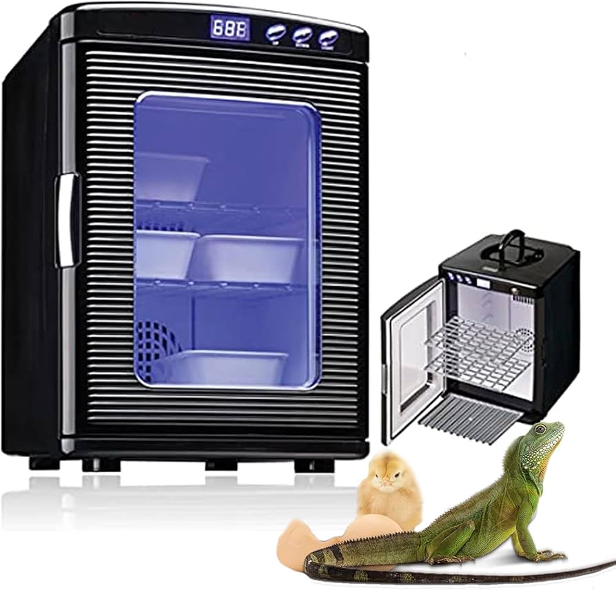 爬虫類ケージ、インキュベーター Amazon.co.jp: 爬虫類インキュベーター 25L 自動孵卵器 30-40枚入卵OK