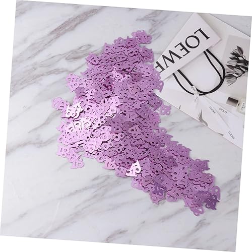 Miniatura 9 de Didiseaon 600 piezas de decoración de mesa de comedor de cumpleaños, confeti con purpurina, decoración de mesa de comedor, decoración de mesa de