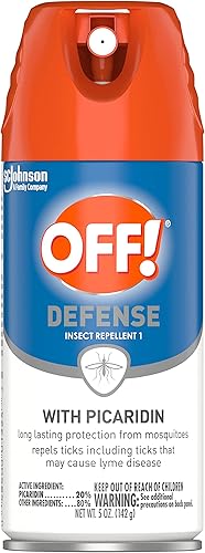 Miniatura 2 de OFF! Defense - Aerosol repelente de insectos con picaridina, repelente de insectos con protección duradera contra mosquitos, 5 onzas
