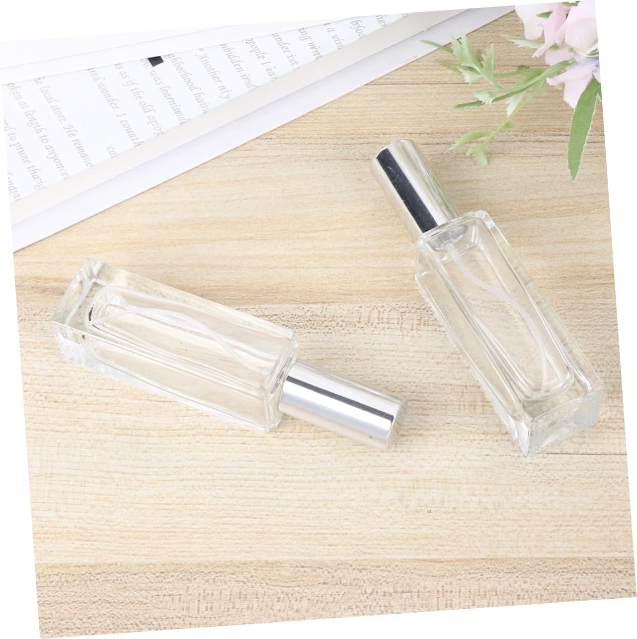 MERRYHAPY 2Pcs 30ml Glass Perfume Bottle Refillable Portable Fine Mist image 4