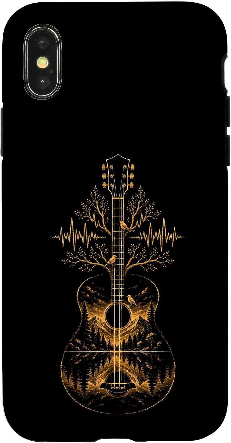 Guitar Tree of Life Nature Music Lover Guitarist Gift Case for iPhone 11 Pro Max image 5
