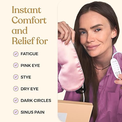 Miniatura 2 de Máscara de ojos térmica para alivio de ojos secos, tratamiento de ojos de orzuelo, máscara de ojos sinusal, máscara de ojos eléctrica para ojos